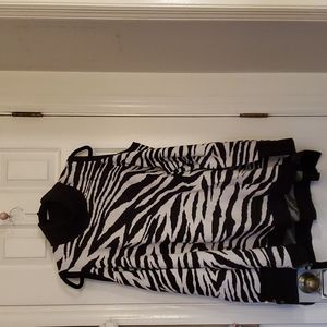 [Never Worn]  Zebra Print Sweater